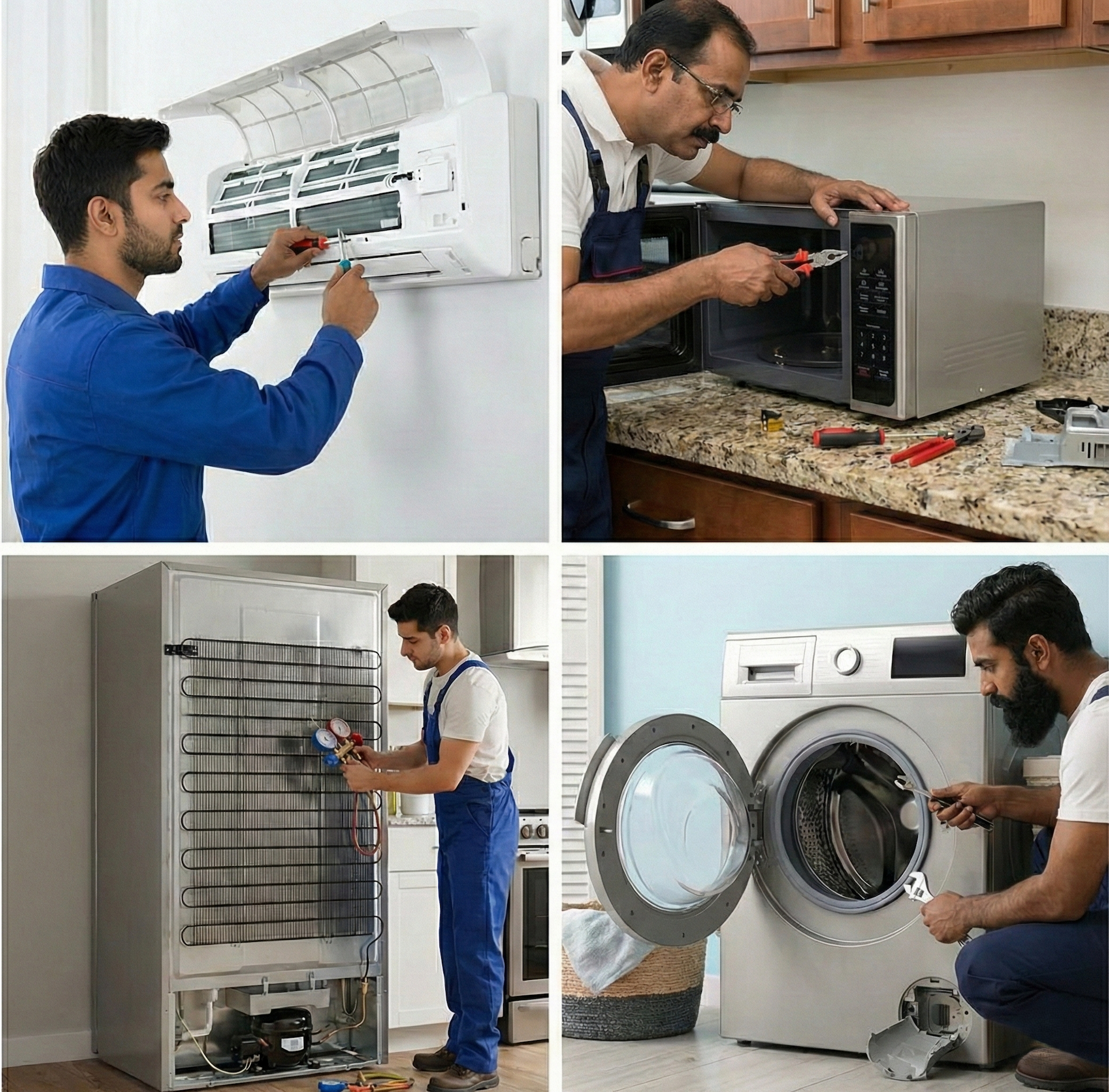 Home services collage