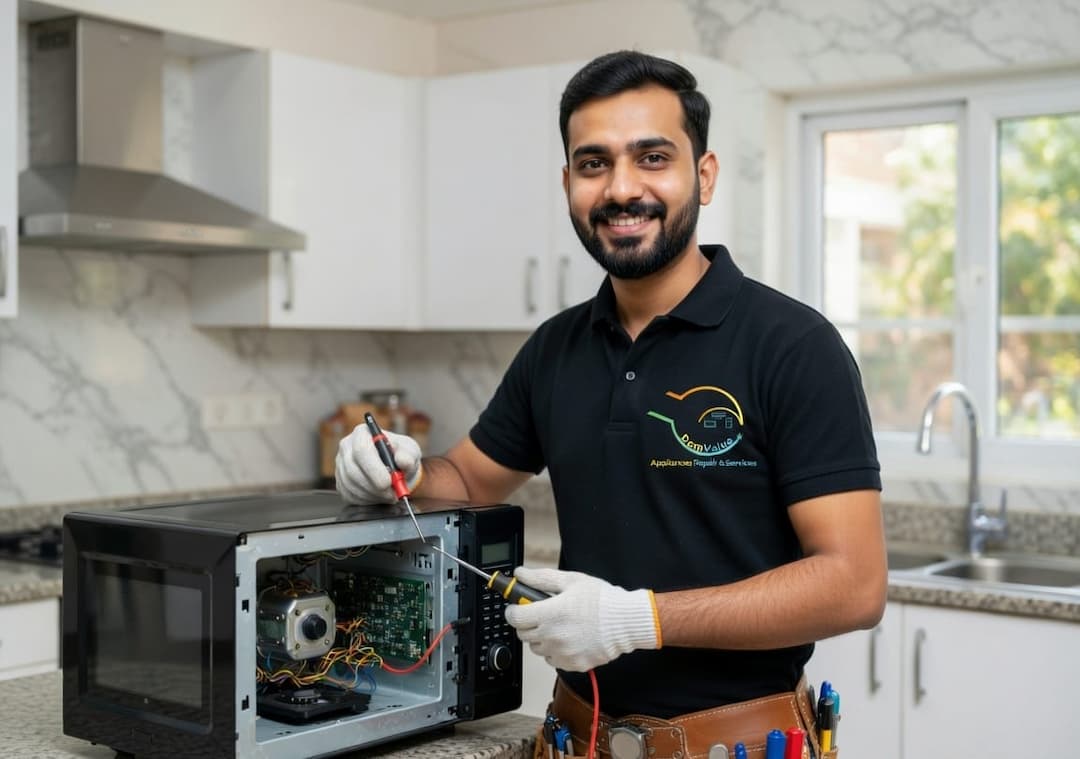 Microwave heating repair