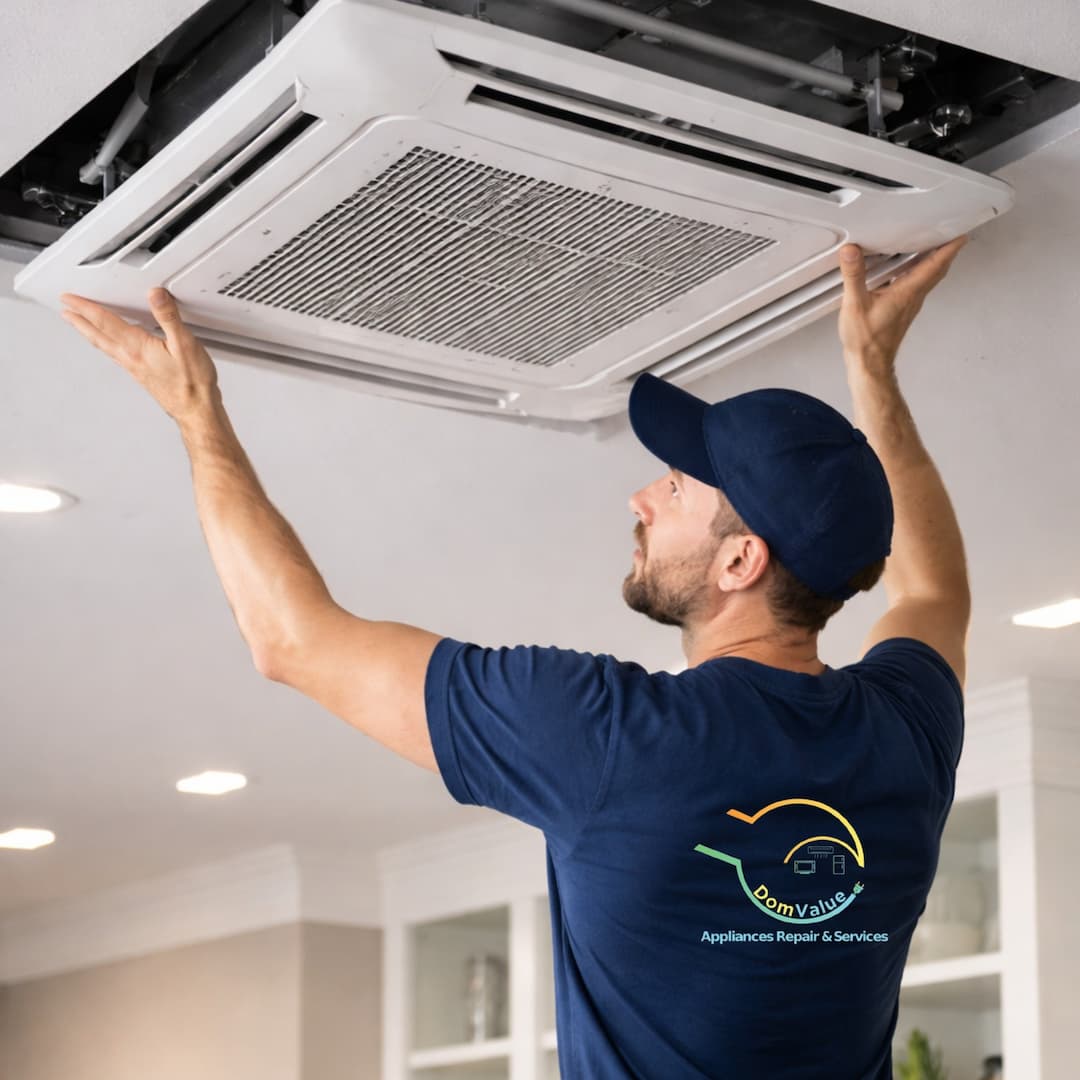 cassette A/C installation