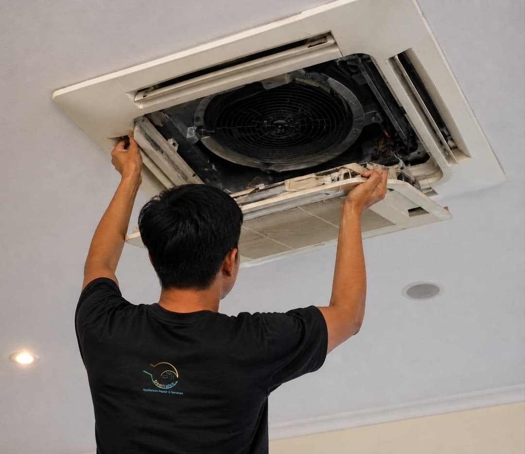 cassette A/C un-installation